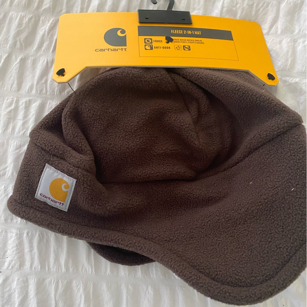 Carhartt Dark Brown Fleece Cap